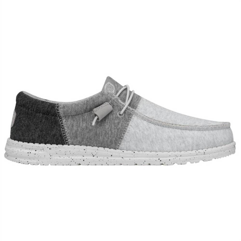 Hey Dude Walley Gray and Black Sneakers men’s size 8 NWT